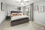 Master bedroom`s, queen-sized memory foam mattress, provides body hugging comfort -second floor- 